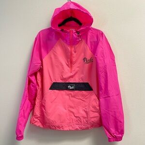 PINK Victoria's Secret pink colorblock Windbreaker size XS oversized